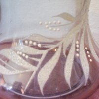 Стара бонбониера от калиево стъкло , снимка 2 - Антикварни и старинни предмети - 31795820