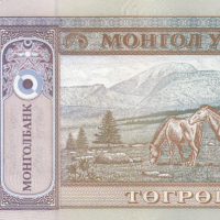 100 тугрик 2008, Монголия, снимка 2 - Нумизматика и бонистика - 36483165