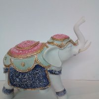 Статуетка слон35-47-57, снимка 1 - Декорация за дома - 38489052