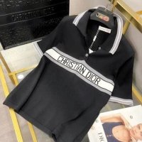 Дамска блуза с къс ръкав финно плетиво Christian Dior, снимка 4 - Тениски - 44470729