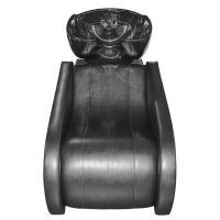 Нов ергономичен модел измивна колона М403 - черна/черно и крем бял, снимка 3 - Фризьорски столове - 39239557