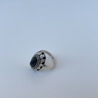 Невероятен, ръчно изработен сребърен пръстен. №2423, снимка 1 - Пръстени - 36935039