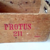 Protus оригинална дървена щайга Германия, снимка 9 - Антикварни и старинни предмети - 36926200