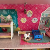 Детска дървена къща с обзавеждане, снимка 5 - Играчки за стая - 42399241