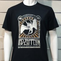 Нова мъжка тениска с дигитален печат на музикалната група Led Zeppelin - Madison Square Garden, снимка 3 - Тениски - 36869729