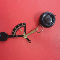 Старинно кантарче с рулетка , снимка 2 - Колекции - 44713299