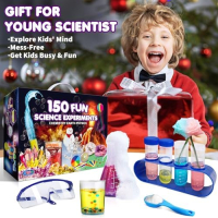 Нов Научен Комплект 150 Експеримента Образователен Подарък за деца, снимка 6 - Образователни игри - 44572321