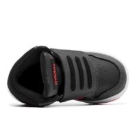 НАМАЛЕНИЕ!!!Бебешки спортни обувки ADIDAS Hoops Черно с червени ленти GZ7780, снимка 4 - Бебешки обувки - 34439120