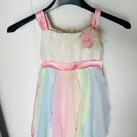 Ефирна детска рокля с много нежни  цветове , снимка 6 - Детски рокли и поли - 42640466