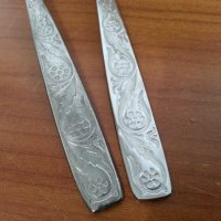 Руски прибори за хранене вилици лъжици ножове , снимка 4 - Антикварни и старинни предмети - 36927097