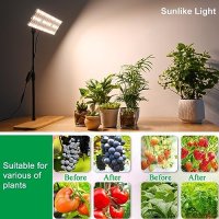 Нова Пълноспектърна LED светлина за растения на закрито Дом Градина, снимка 4 - Други стоки за дома - 42385450