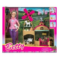  Детска играчка Кукла ветеринар с селскостопански животни, снимка 2 - Други - 44199778