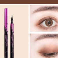Ултра тънка очна линия писалка, водоустойчива и бързосъхнеща / Цвят: Черен, кафяв, снимка 3 - Козметика за лице - 42761414