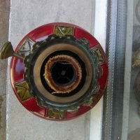 Стара газена лампа с кръгъл фитил със зелено прозрачно шише, снимка 6 - Други ценни предмети - 37030018