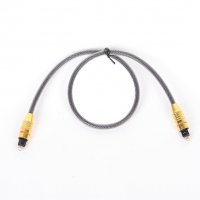 Нов оптичен кабел за звук, 1 метър - аудио кабел, снимка 1 - Кабели и адаптери - 24918214