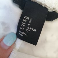 Дантелени къси панталонки H&M размер S, снимка 5 - Къси панталони и бермуди - 29900038