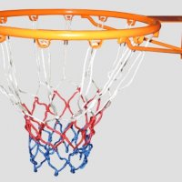 Комплект мрежи за баскетбол трицветни. Подходящи за употреба в зали и на открито. Цена за чифт. , снимка 2 - Баскетбол - 37443314