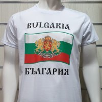 Нова национална мъжка тениска с трансферен печат България - знаме и герб, снимка 2 - Тениски - 28079899