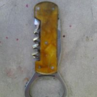 Джобно ножче с тирбушон и отварачка, снимка 2 - Други ценни предмети - 37385334