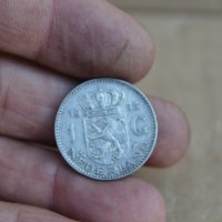 Монета 1 Гулден Холандия 1955г, снимка 1 - Нумизматика и бонистика - 37381495