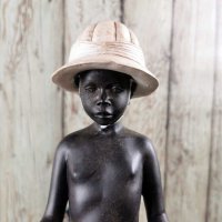 Статуетка - Африканче, снимка 2 - Декорация за дома - 42905218
