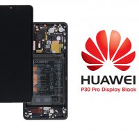 Нов 100% Оригинален LCD Дисплей за Huawei P30 Pro  / Тъч скрийн / Рамка /Батерия /Черен /, снимка 1 - Резервни части за телефони - 31742668