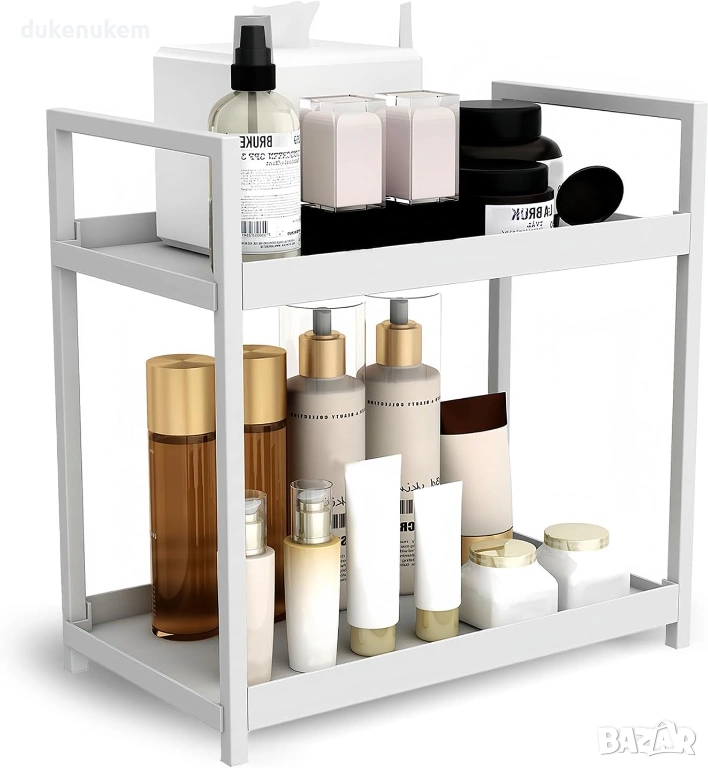 Двоен органайзер за козметика и парфюми – 2 нива, снимка 1