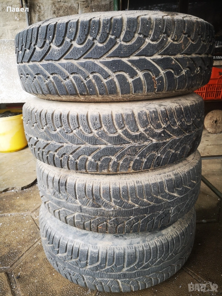 4 броя зимни гуми 185/70/14, снимка 1