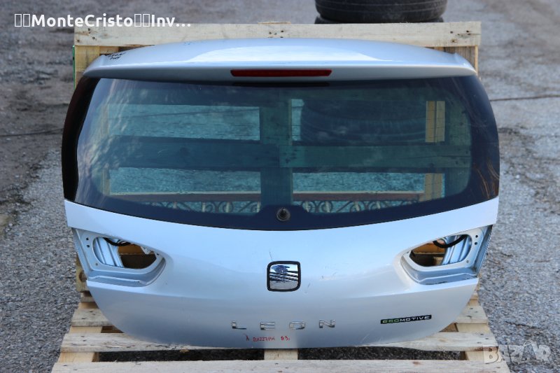 Заден капак Seat Leon 1P facelift (2009-2013г.) стъкло заден капак, снимка 1