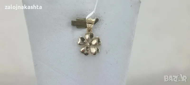 Нова Златна висулка детелина-0,76гр/14кр, снимка 1