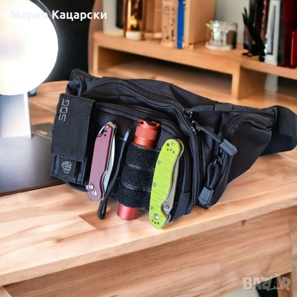 Тактическа чанта за през рамо кръст гърди гръб паласка , снимка 1