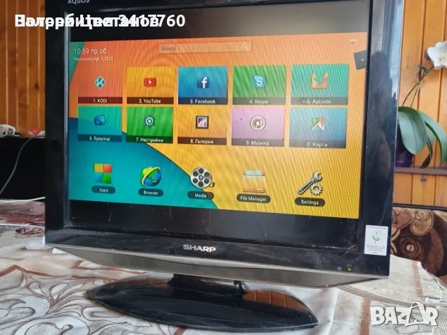 Телевизор Sharp Aquos 32 инча  lcd, снимка 1