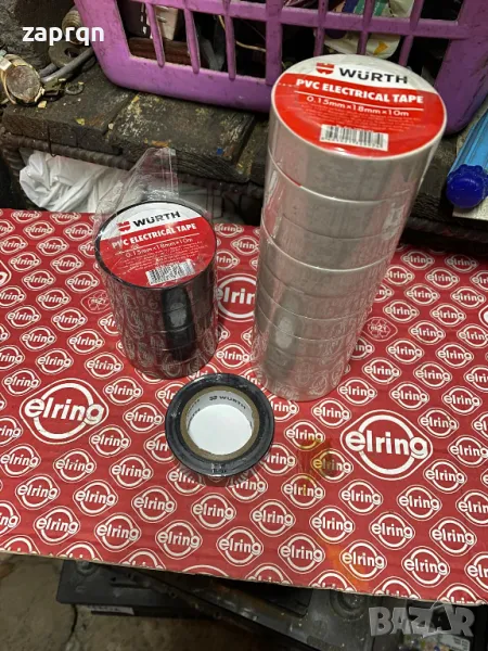 Изолирбанд черен/бял Wurth/ВЮРТ , снимка 1