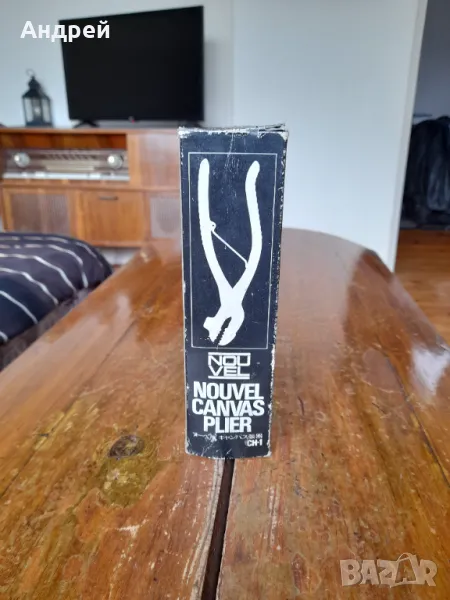 Стари клещи за опъване на платно, снимка 1