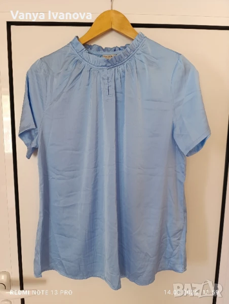 Blue motion синя блузка хл, снимка 1