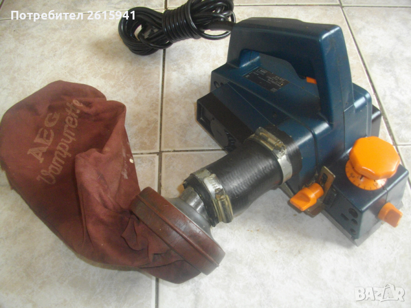 AEG EH822-Немско Професионално Електрическо Ренде/Хобел-АЕГЕ-Голямо-3,3 Ампера-680 Вата-82 мм Нож, снимка 1