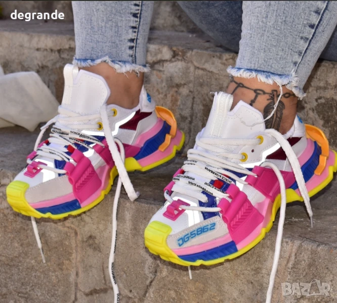Цветни спортни маратонки Dolce&Gabana, снимка 1