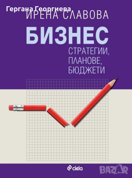 Учебник Бизнес стратегии, планове, бюджети - Ирена Славова, снимка 1