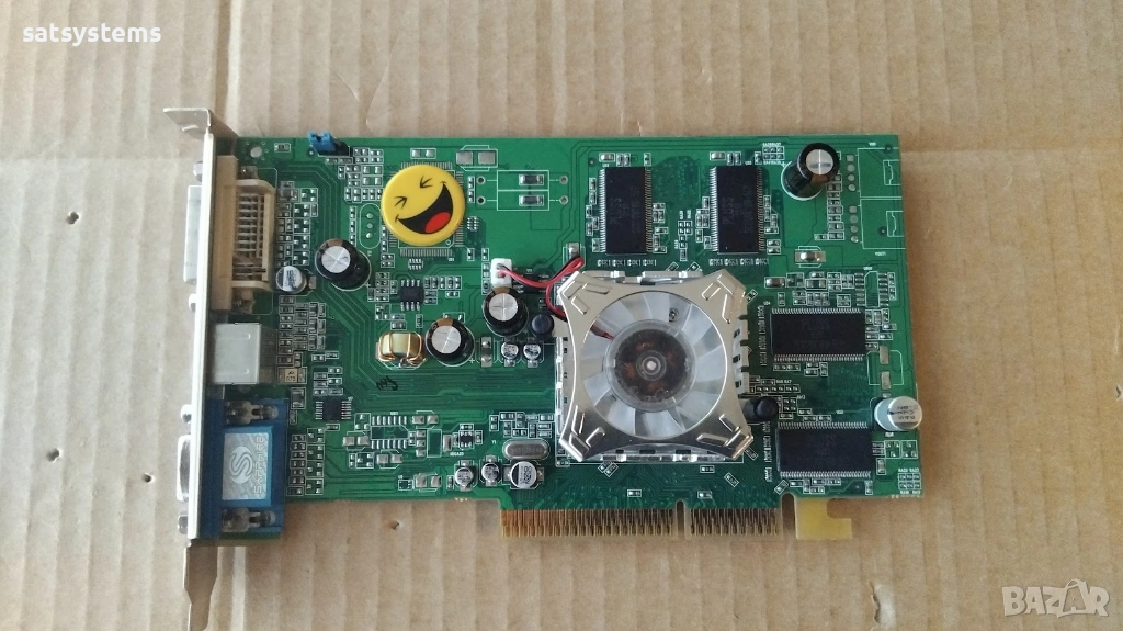 Видео карта ATi Radeon Sapphire 9550 128MB DDR 128bit AGP, снимка 1