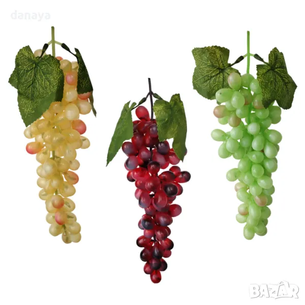 5840 Декоративно изкуствено грозде, 30 см, снимка 1