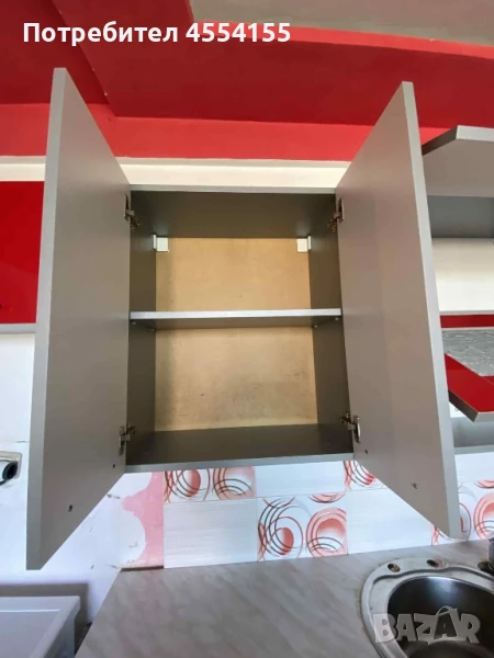 кухня червен гланц 3.70м. , снимка 1