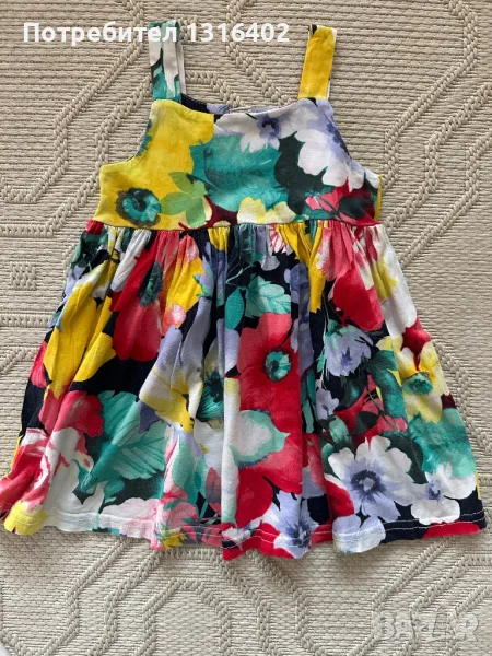 Лятна памучна рокля размер 98см, снимка 1