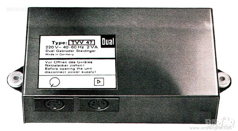 Предусливател фоно (за грамофон) Dual TVV 47 RIAA made in Germany, снимка 1