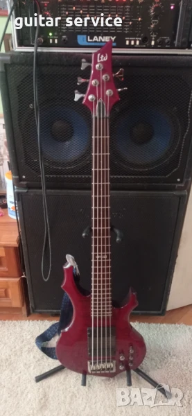 ESP - ltd F-255 FM бас 5 стр., снимка 1