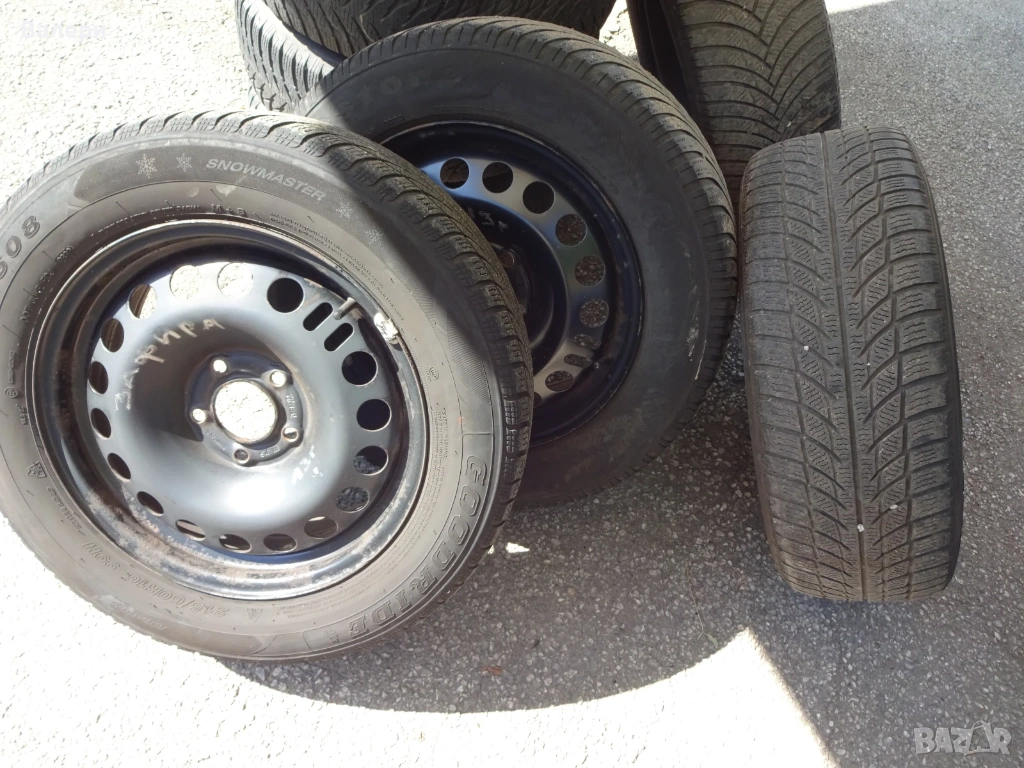 Железни джанти за Opel Zafira ет37, снимка 1