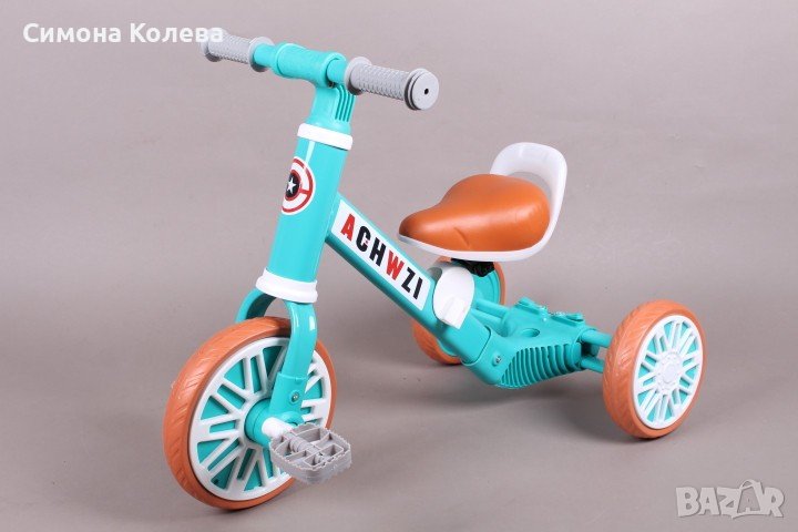 ✨Мултифункционално метално колело 3в1 - триколка с педали, триколка за бутане и колело за баланс, снимка 1