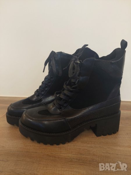 Черни кожени боти TendenZ, снимка 1