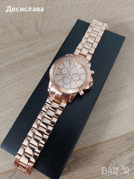 Дамски часовник в цвят розово злато, снимка 1
