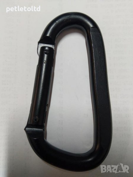 Карабинка усилена черна, снимка 1