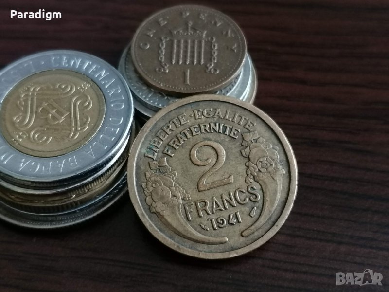 Монета - Франция - 2 франка | 1941г., снимка 1